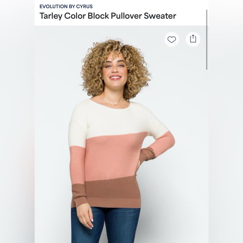 Farley Color Block Pullover Sweater